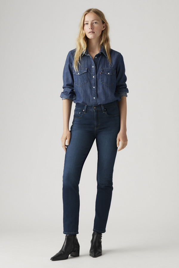 Levi' Jean 724 Taille Haute Droit Femme / Swell 25X30 - vue 1