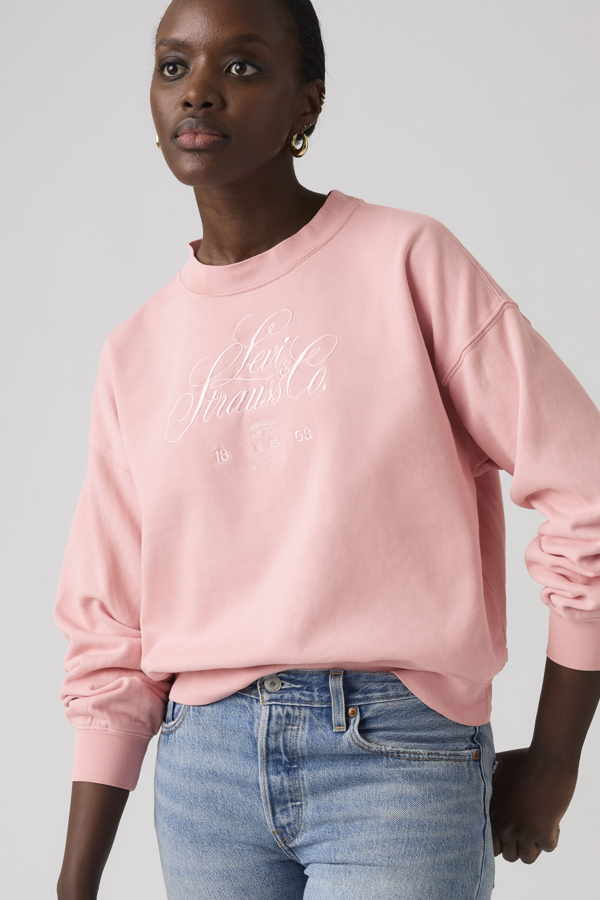 Levi' Graphic Vintage Boxy Sweatshirt Femme / Blush
