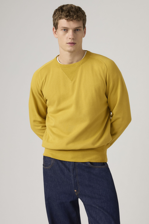 Levi' Bay Meadows Crewneck Sweatshirt Homme Jaune / Sulphur