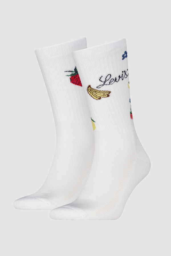Levi' Regular Cut Fruit Socks 2 Pack Homme / Combo