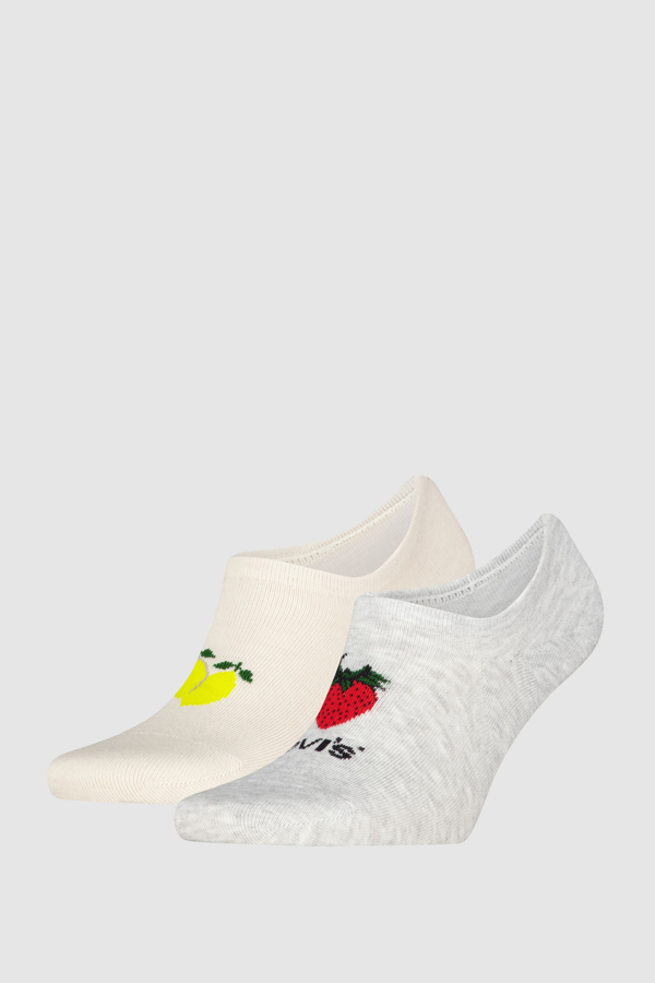 Levi' Footie Fruit Graphic Socks 2 Pack Homme /