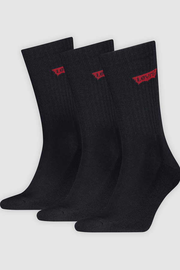 Levi' Chaussettes De Sport Standard Batwing Lot De 3 Homme /