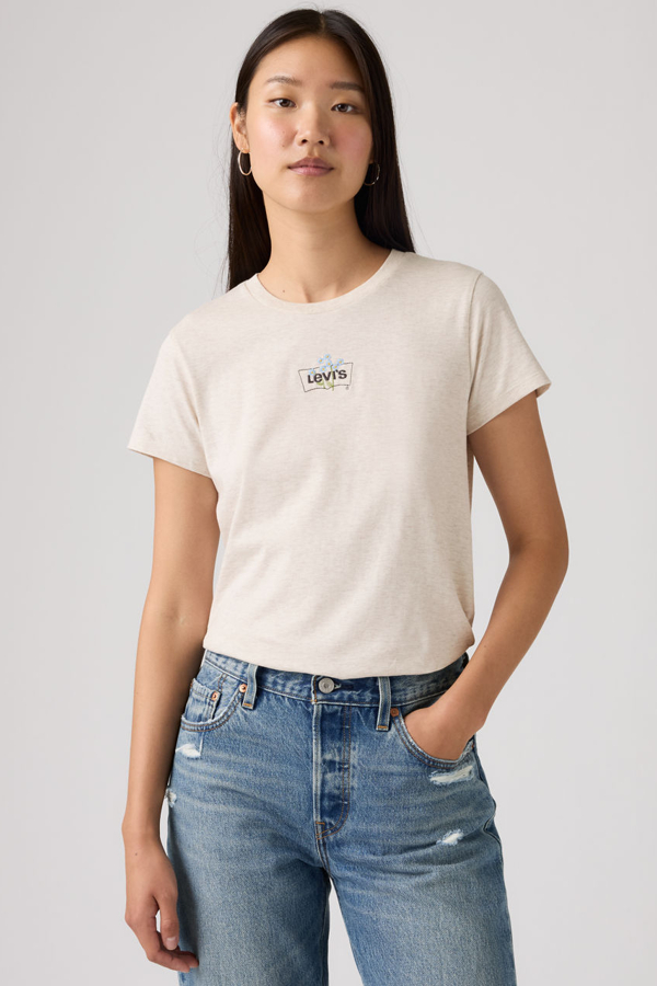 Levi' T Shirt Perfect Femme / Oatmeal Heather Gray