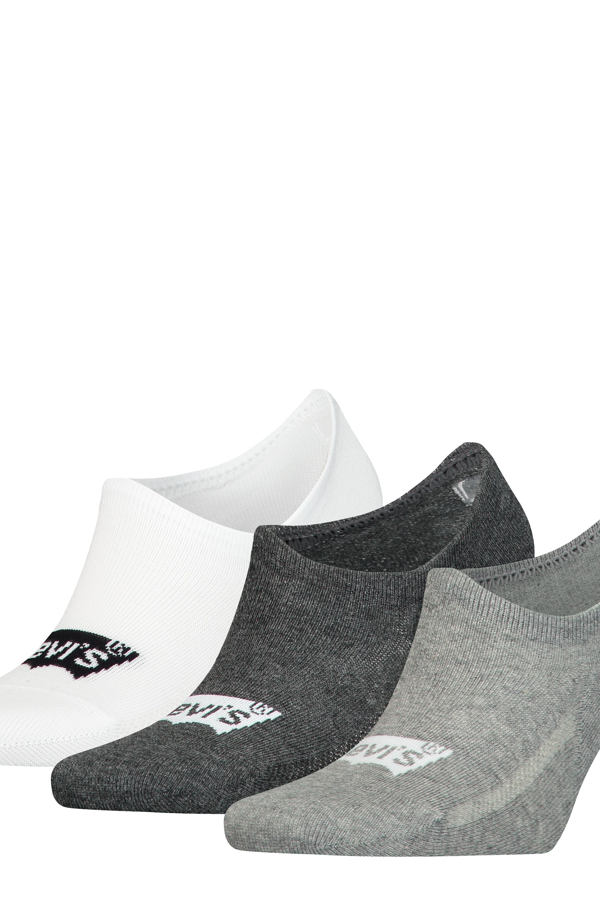 Levi' Chaussettes Hautes En Coton Recyclé Logo Batwing Lot De 3 Homme / Combo - vue 1