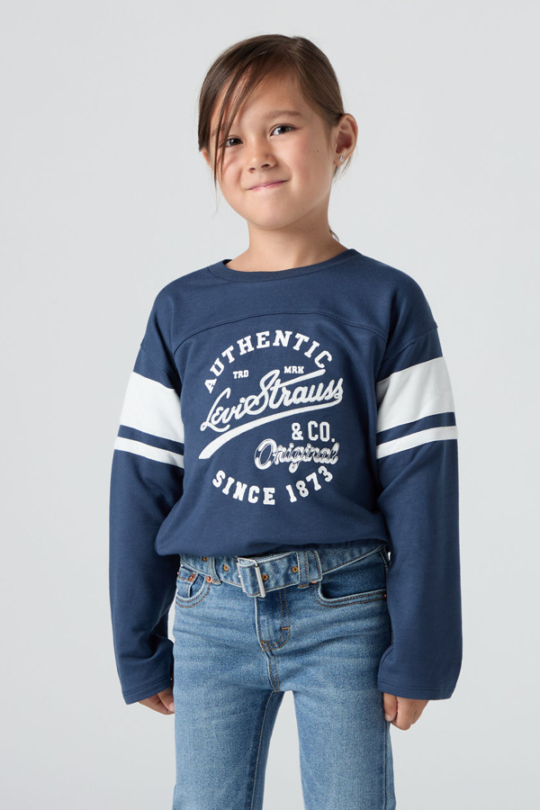 Levi' Enfant T Shirt Manche Longue Varsity Femme Neutral / Big Dipper