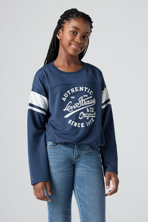 Levi' Ado T Shirt Manche Longue Varsity Femme Neutral / Big Dipper