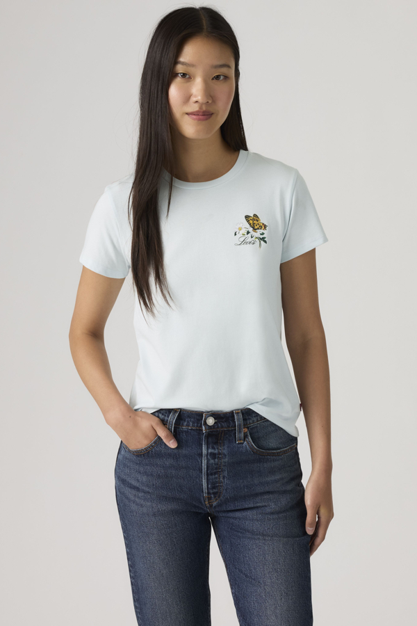 Levi' Perfect Tee Femme / Butterfly On Daisy Country Air - vue 1