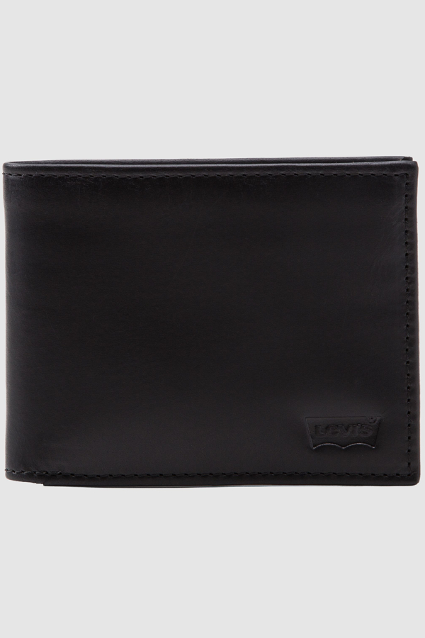 Portefeuille Levi's À Deux Volets - Homme - Noir / Regular Black - One Size