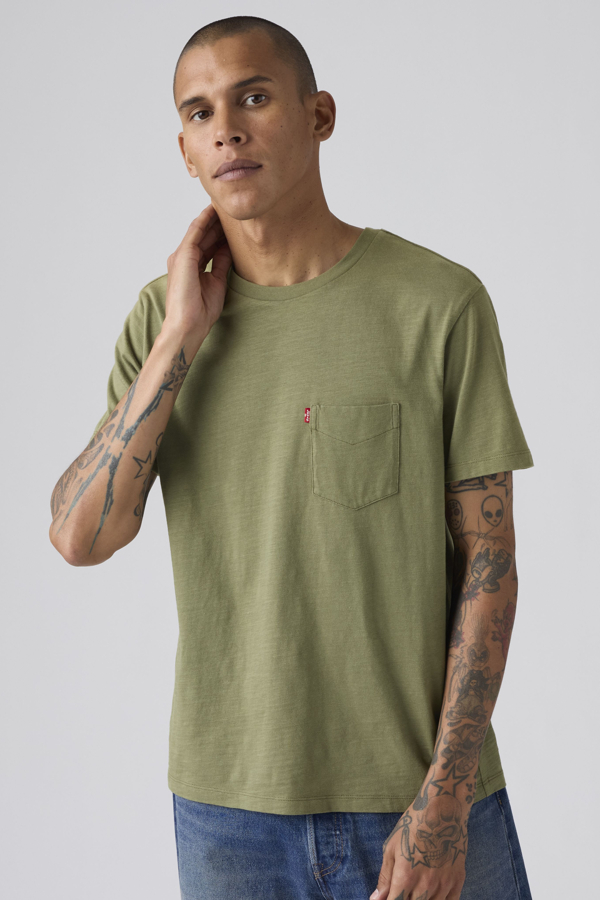 Levi' T Shirt À Poche Classic Homme / Moss