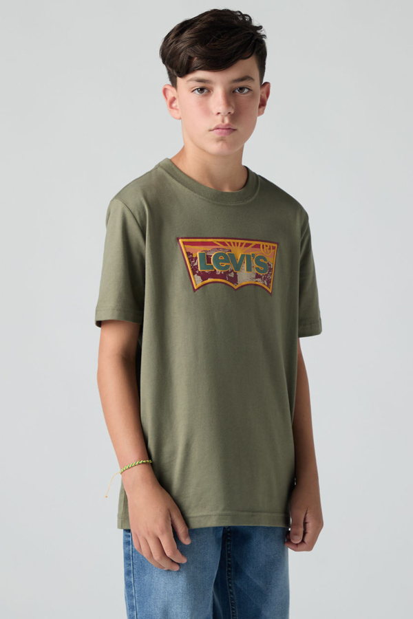 Levi' Ado T Shirt Sunrise Desert Homme / Deep Lichen