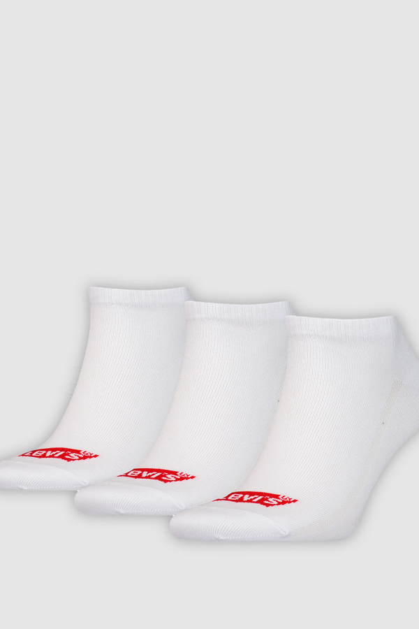 Levi' Chaussettes Basses En Coton Recyclé Logo Batwing Lot De 3 Homme /