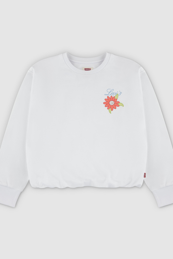 Levi' Teenager Bubble Hem Long Sleeve Top Femme / Bright