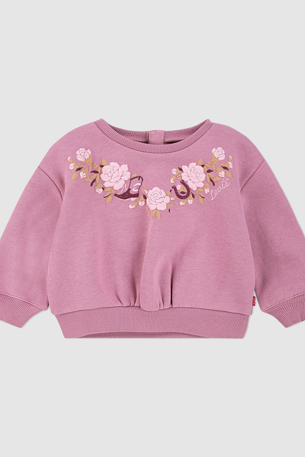 Levi' Bébé Sweat Shirt Col Rond Front Tuck Femme Neutral / Levis 12M