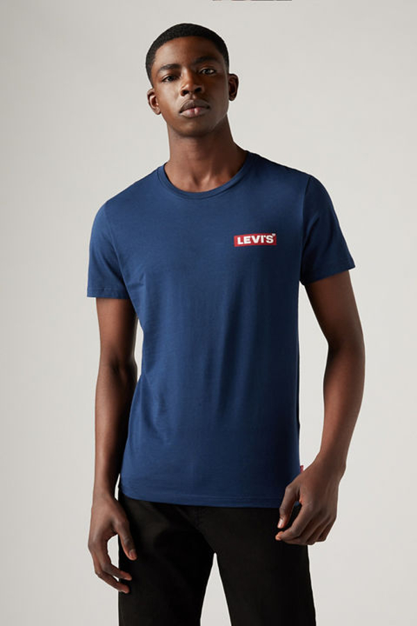 Levi' T Shirt Graphique À Col Rond Lot De 2 Homme / / Dress Blues