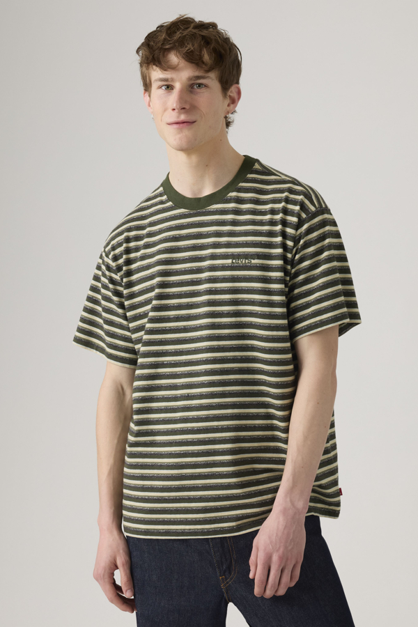 Levi' T Shirt Vintage Tab Homme / Whitaker Stripe Duffel Bag Jersey - vue 1