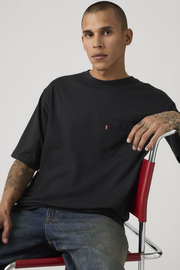 Levi' Half Sleeve Pocket Tee Homme / Jet