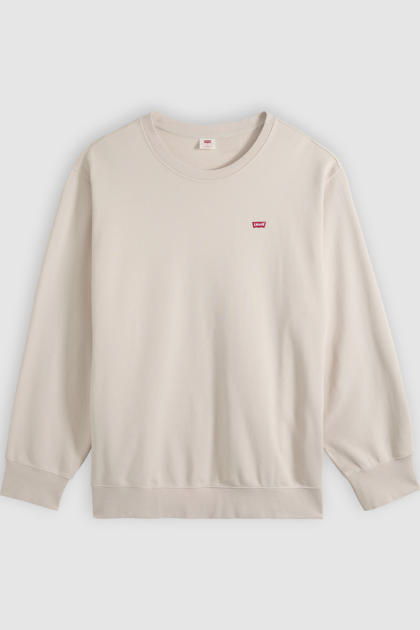 Levi's Sweat Shirt Col Rond Original Housemark (grandes Tailles) - Homme - Gris / Pumice Stone - 1XL