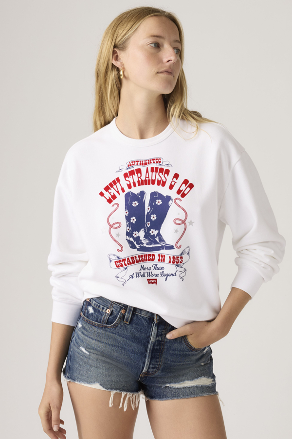 Levi' Graphic Heritage Crewneck Sweatshirt Femme / Poster Daisy