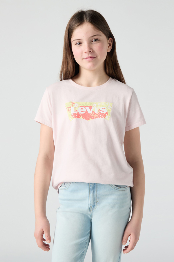 Levi' Teenager Strawberry Batwing Tee Femme / Crystal - vue 1