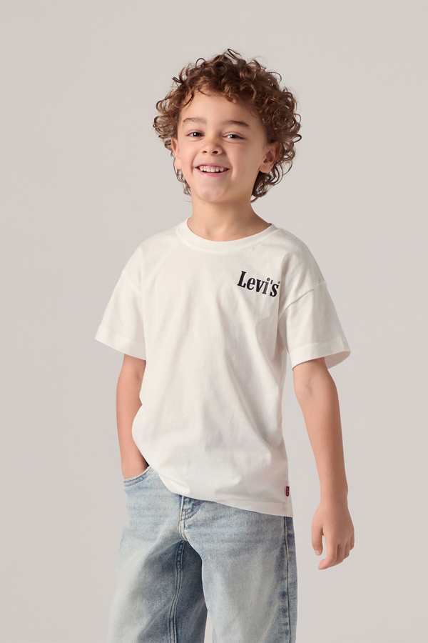 Levi' Kids Aquatic Lounge Tee Homme / Levi' Egret