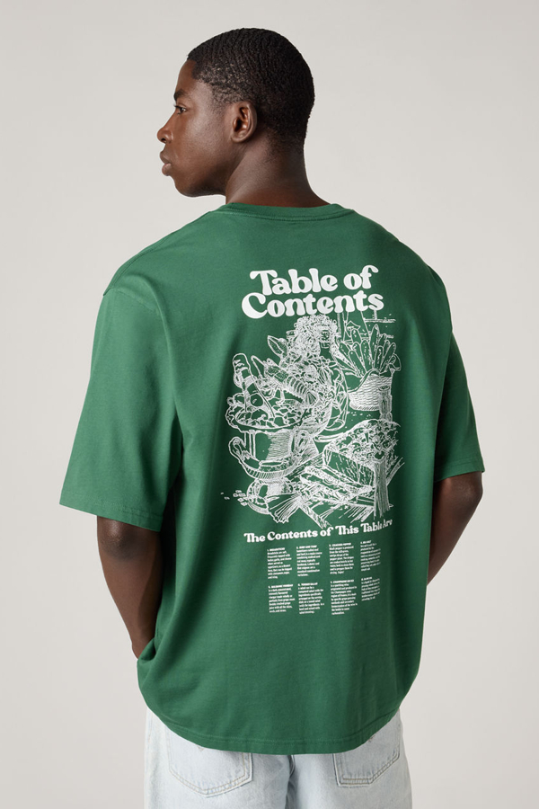 Levi' T Shirt Manche Mi Longue Homme / Table Of Contents Body Logo