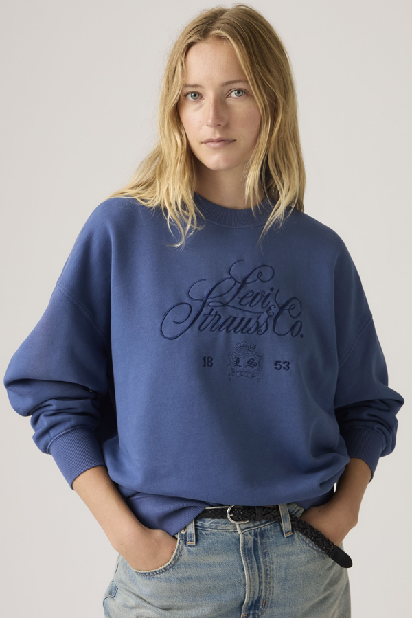 Levi' Graphic Vintage Oversized Crew Sweatshirt Femme / Sunshine - vue 1