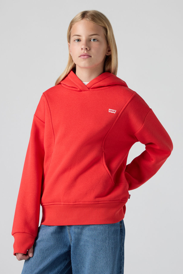 Levi' Ado Sweat À Capuche Patch Batwing Femme / Poppy
