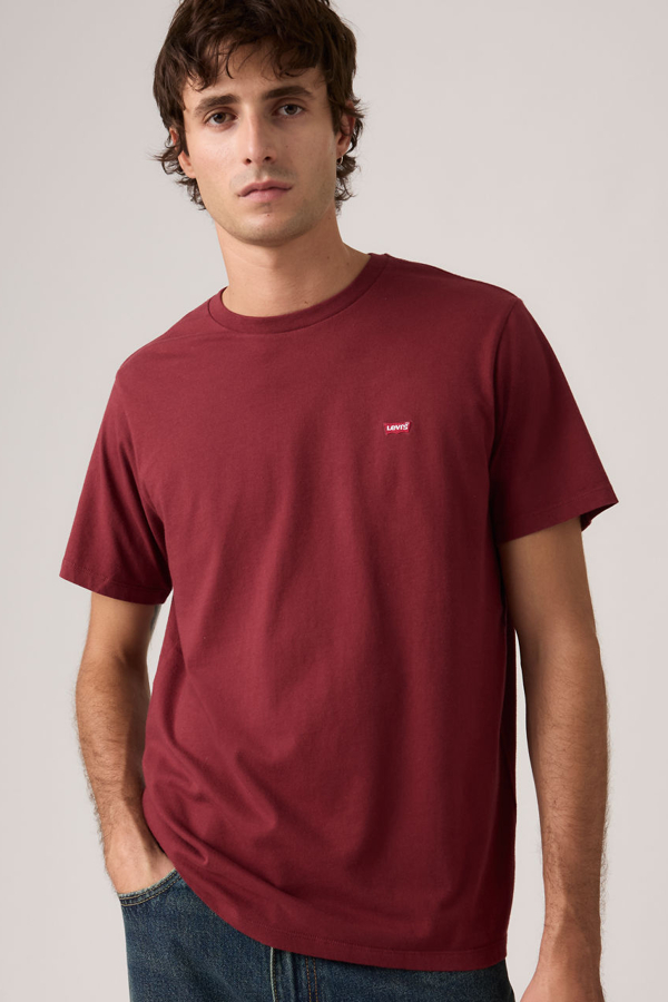 Levi' T Shirt Classic Housemark Homme / Oxblood