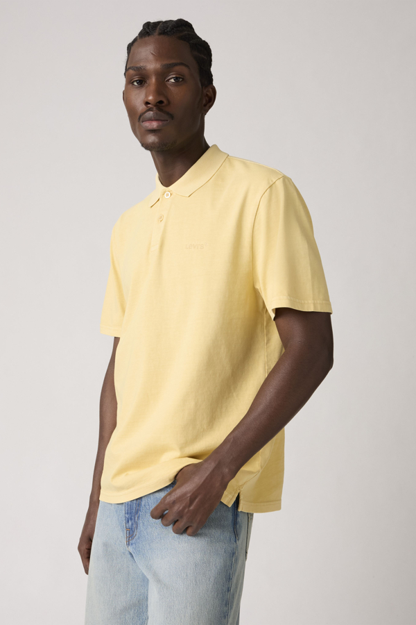 Levi' Polo Authentic Homme Jaune / Garment Dye Straw