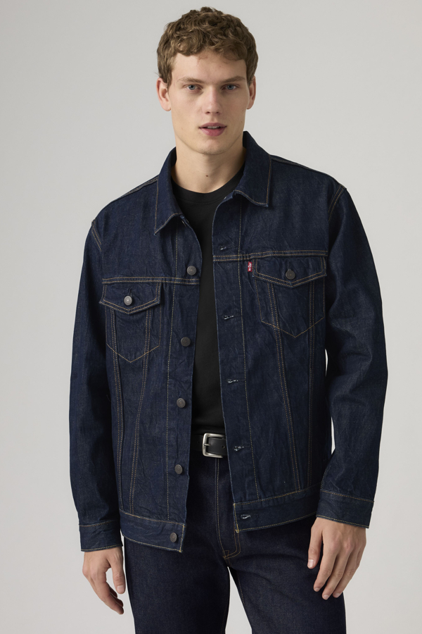 Levi' Relaxed Type III Trucker Jacket Homme / Wash It Out Rinse T