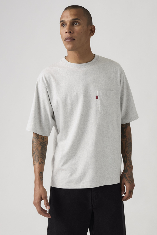 Levi' Half Sleeve Pocket Tee Homme / Gray