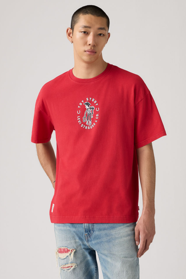 T Shirt Boxy Levi' X Toy Story Homme / Woody Saddleman Tee