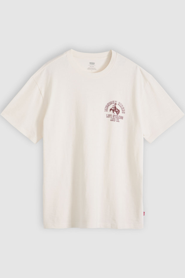 Levi' T Shirt Relaxed Homme / Riders 2 Egret