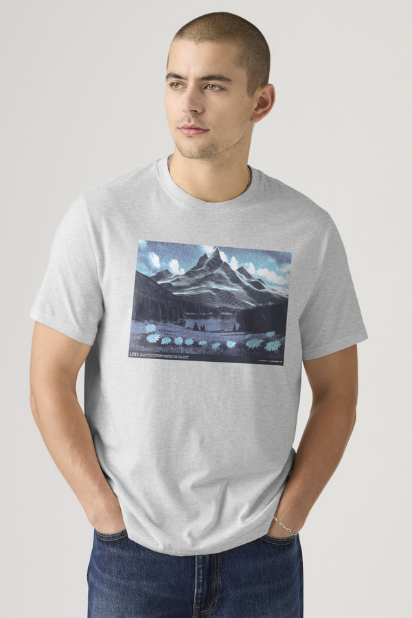 Levi' Relaxed Fit Graphic Tee Homme / Heather