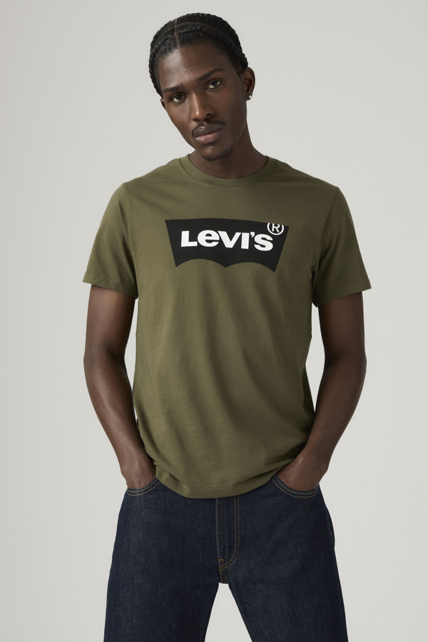 T Shirt Classique Levi' Avec Logo Homme / Night