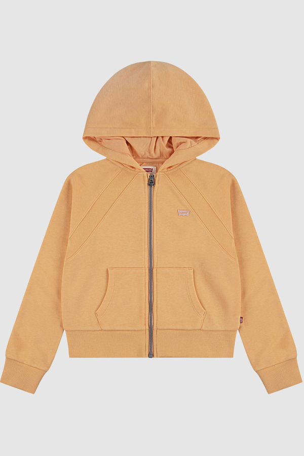 Levi' Kids Ribbed Raglan Full Zip Hoodie Femme / Cobbler - vue 1