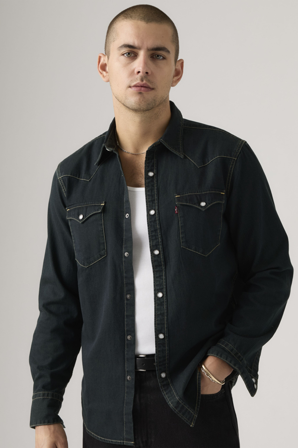 Levi' Chemise Western Barstow Standard Homme / Beautiful Ash - vue 1