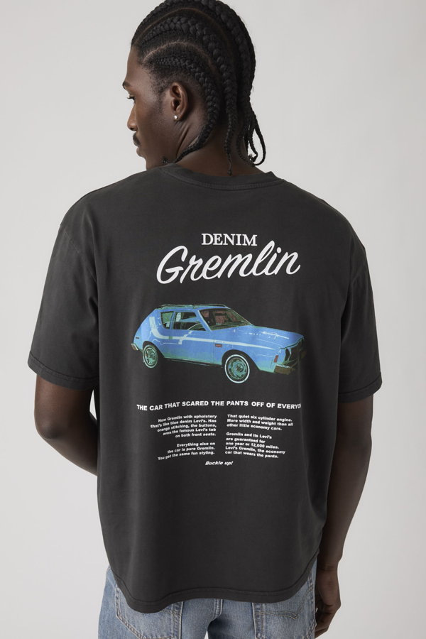 Levi' T Shirt Graphique Boxy Homme / Jet