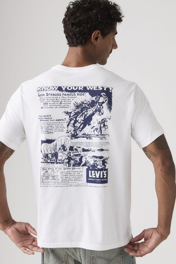 Levi' T Shirt Relaxed Homme / Know Your West 1 Plus - vue 1