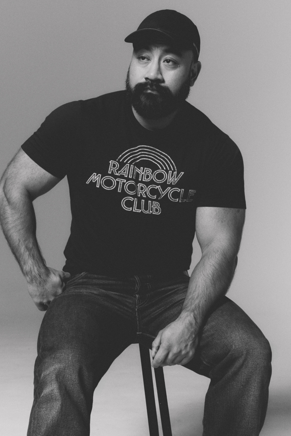 Levi' T Shirt Community Homme / Rainbow Moto Club Jet - vue 1