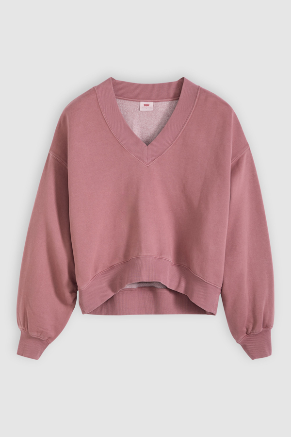 Levi' Sweat Shirt Col V Vintage Femme / Crushed Berry Garment Dye