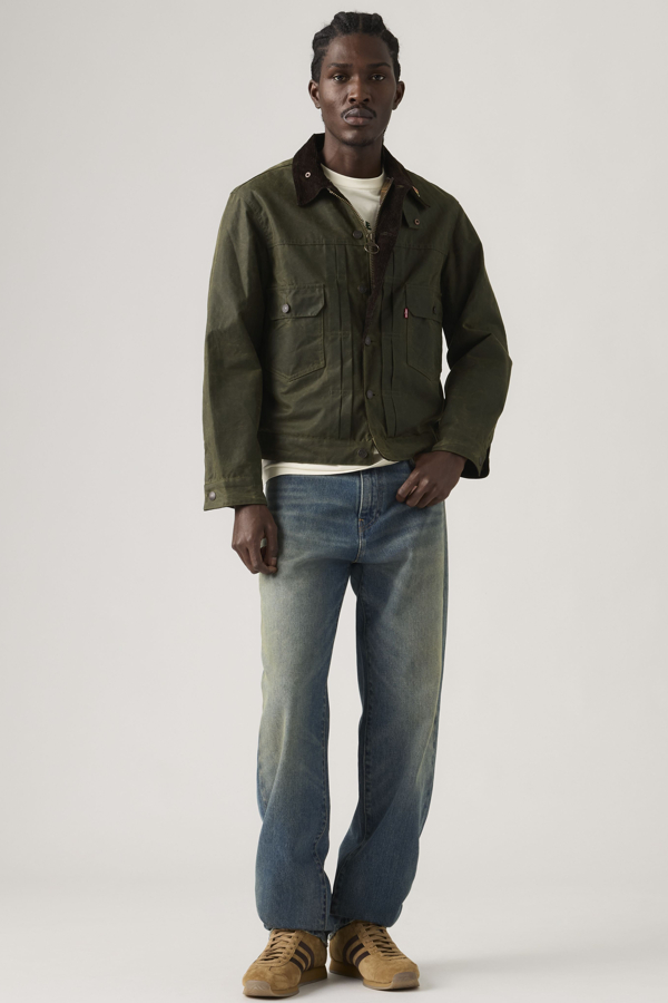Jean 568 Loose Levi' X Barbour Homme /