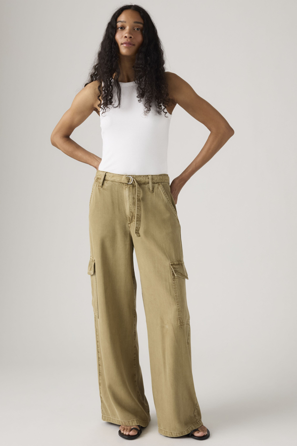 Levi' Pantalon Baggy Dad Cargo Femme / Drapey Kelp Gd 33X30 - vue 1