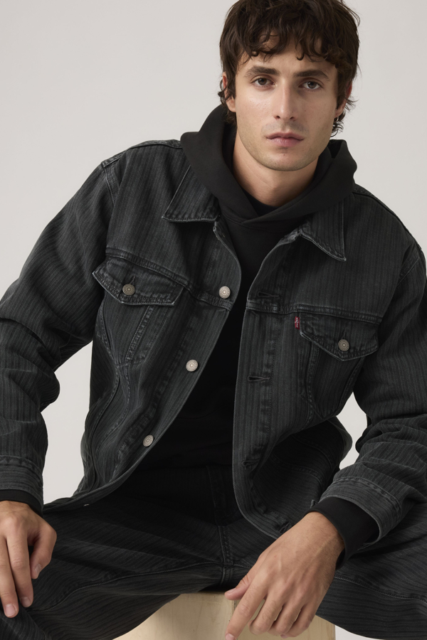 Levi' Relaxed Type III Trucker Jacket Homme / Shadow Night Od