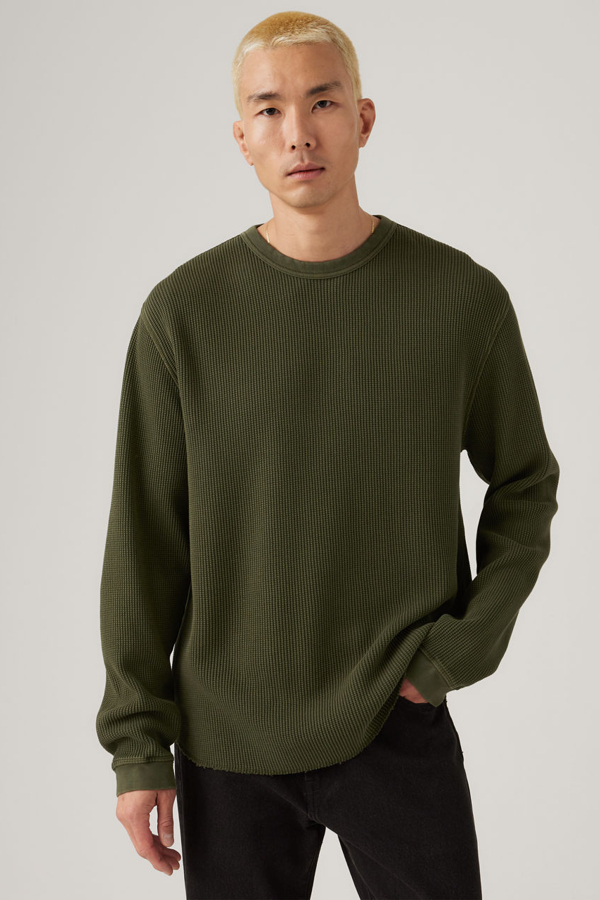 Levi' T Shirt Manche Longue Thermique Relaxed Homme / Garment Dye Duffel Bag