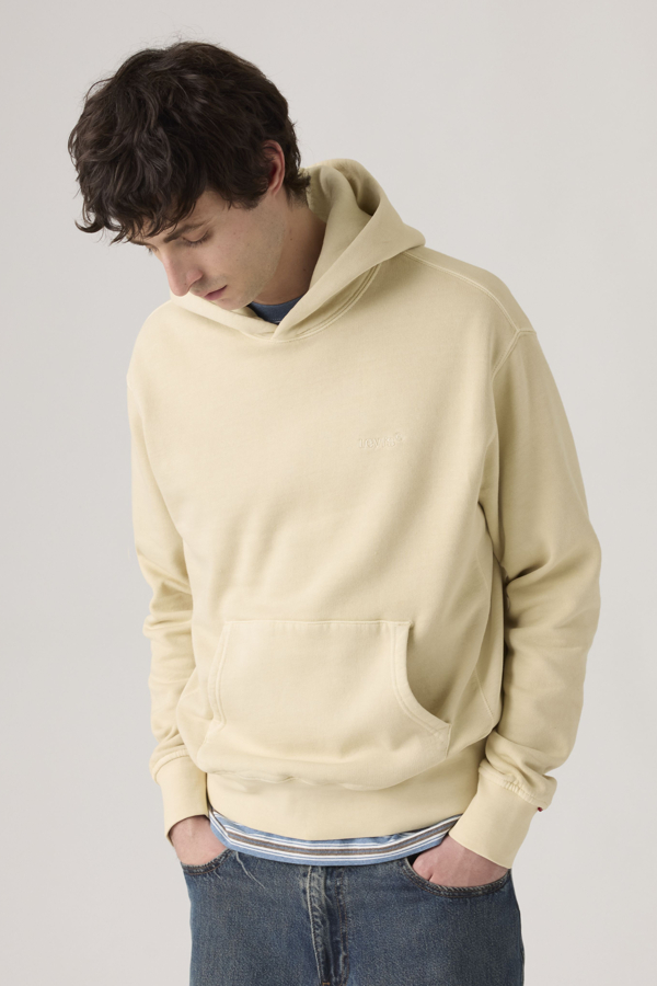 Levi' Sweat À Capuche Authentic Homme / Fog Garment Dye Fog - vue 1