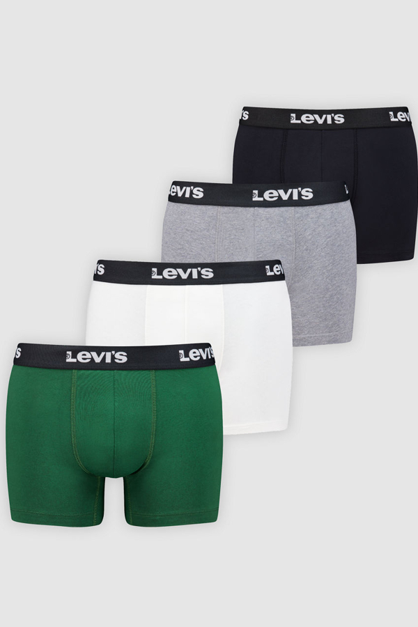Levi' Caleçons Logo Répété Lot De 4 Homme /