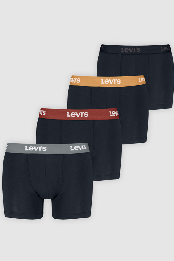 Levi' Caleçons Logo Répété Lot De 4 Homme / Combo