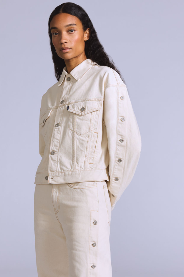 Levi' Veste Trucker Shank Femme / Cream Cloud Moj