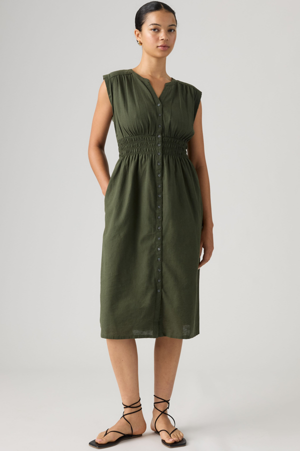 Levi' Robe Mi Longue Beatrice Femme / Deep Depths